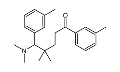 ω-(Dimethylamino)-3',γ,γ-trimethyl-ω-(m-tolyl)valerophenone Structure