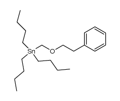 tributyl (phenethoxymethyl)stannane结构式
