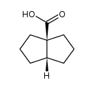cis-bicyclo[3.3.0]octane-1-carboxylic acid结构式