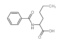 2-benzamidohexanoic acid结构式
