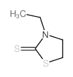 3-ethylthiazolidine-2-thione Structure