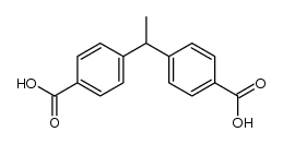 4,4'-ethylidene-di-benzoic acid结构式