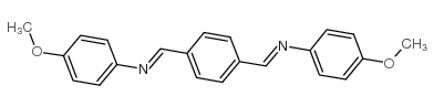 N,N'-对苯二甲叉基-双(4-甲氧基苯胺)结构式