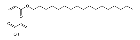 octadecyl prop-2-enoate,prop-2-enoic acid结构式