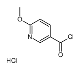 6-methoxypyridine-3-carbonyl chloride,hydrochloride Structure