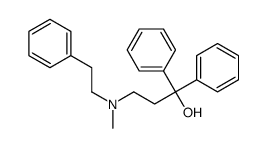 3-[methyl(2-phenylethyl)amino]-1,1-diphenylpropan-1-ol Structure