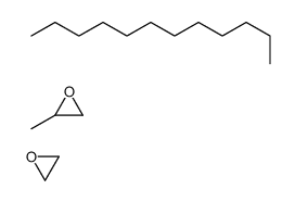甲基环氧乙烷与环氧乙烷和单十二烷基醚的聚合物结构式