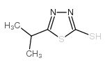 5-异丙基-1,3,4-噻二唑-2-硫醇结构式