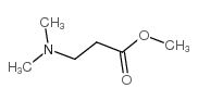 3-(二甲氨基)丙酸甲酯结构式