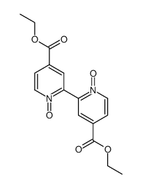 DIETHYL 1,1'-DIOXIDE-2,2'-BIPYRIDINE-4,4'-DICARBOXYLATE Structure