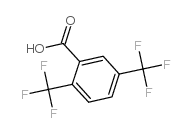 2,5-双(三氟甲基)苯甲酸结构式