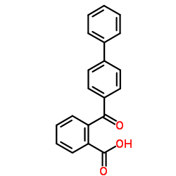 O-(4-联苯甲酰基)苯甲酸结构式