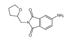 5-amino-2-(oxolan-2-ylmethyl)isoindole-1,3-dione Structure