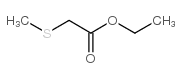 (甲硫基)乙酸乙酯结构式