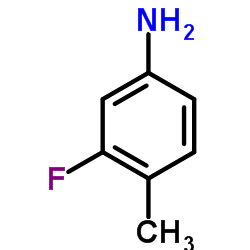 3-氟-4-甲基苯胺结构式