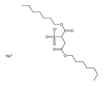 sodium,1,4-diheptoxy-1,4-dioxobutane-2-sulfonate Structure