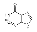 [2-(13)C]-hypoxanthine Structure
