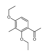 1-(2,4-Diethoxy-3-methylphenyl)ethanone结构式
