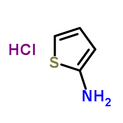 2-氨基噻吩盐酸盐结构式