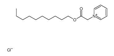 decyl 2-pyridin-1-ium-1-ylacetate,chloride Structure