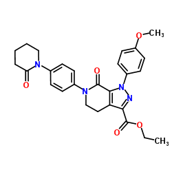 1-(4-甲氧基苯基)-7-氧代-6-[4-(2-氧代哌啶-1-基)苯基]-4,5,6,7-四氢-1H-吡唑并[3,4-C]吡啶-3-羧酸乙酯图片