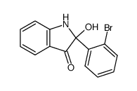 2-(2-bromophenyl)-2-hydroxy-1,2-dihydro-3H-indol-3-one Structure