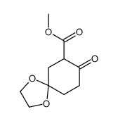 8-氧代-1,4-二氧杂螺[4.5]癸烷-7-甲酸甲酯结构式