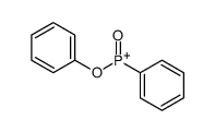 Phenylphosphinic acid phenyl ester Structure
