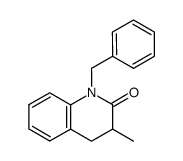 1-benzyl-3,4-dihydro-3-methylquinolin-2(1H)-one结构式