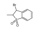 3-bromo-2-methyl-2,3-dihydro-1-benzothiophene 1,1-dioxide结构式