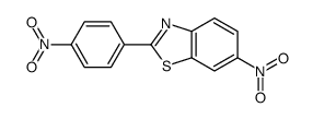 6-nitro-2-(4-nitrophenyl)-1,3-benzothiazole结构式