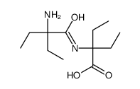 2-[(2-amino-2-ethylbutanoyl)amino]-2-ethylbutanoic acid Structure