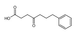 4-oxo-7-phenylheptanoic acid结构式
