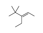 3-Ethyl-4,4-dimethyl-2-pentene Structure