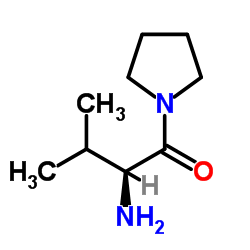 (S)-2-AMINO-3-METHYL-1-(PYRROLIDIN-1-YL)BUTAN-1-ONE Structure