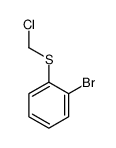 1-bromo-2-(chloromethylsulfanyl)benzene Structure