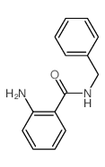 2-氨基-N-苄基苯甲酰胺结构式