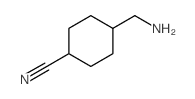 4-(氨基甲基)环己烷甲腈结构式