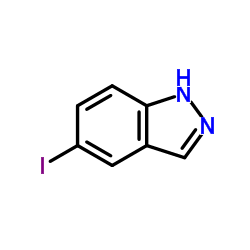 5-碘-1H-吲唑结构式