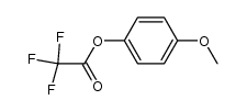 4-Methoxyphenol trifluoroacetate Structure