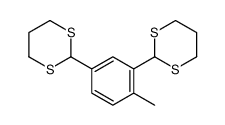 2-[3-(1,3-dithian-2-yl)-4-methylphenyl]-1,3-dithiane Structure