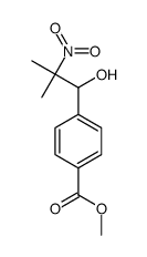 methyl 4-(1-hydroxy-2-methyl-2-nitropropyl)benzoate Structure