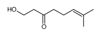 1-hydroxy-7-methyloct-6-en-3-one Structure