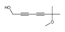 6-methoxy-6-methylhepta-2,4-diyn-1-ol Structure