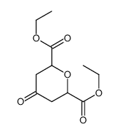 diethyl 4-oxooxane-2,6-dicarboxylate Structure