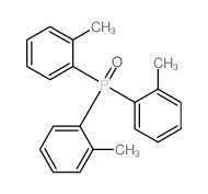 Phosphine oxide, tris (2-methylphenyl)-结构式