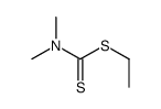 Dimethyldithiocarbamic acid ethyl ester structure