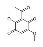 3-acetyl-2,5-dimethoxycyclohexa-2,5-diene-1,4-dione Structure