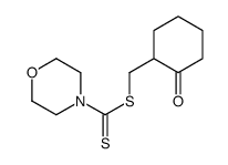 (2-oxocyclohexyl)methyl morpholine-4-carbodithioate Structure