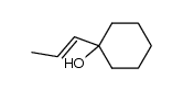 trans-1-(1-propenyl)cyclohexanol结构式